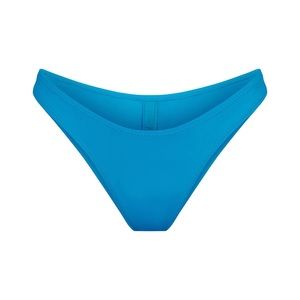 SWIM CHEEKY TANGA BOTTOMS | TURQUOISE - SKIMS - M